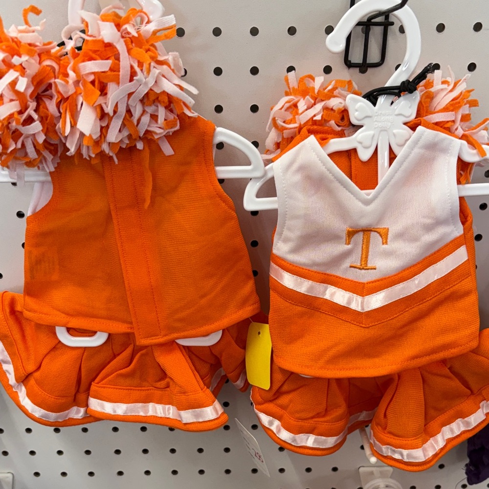 Orange Tennessee Cheerleader for 18 inch dolls